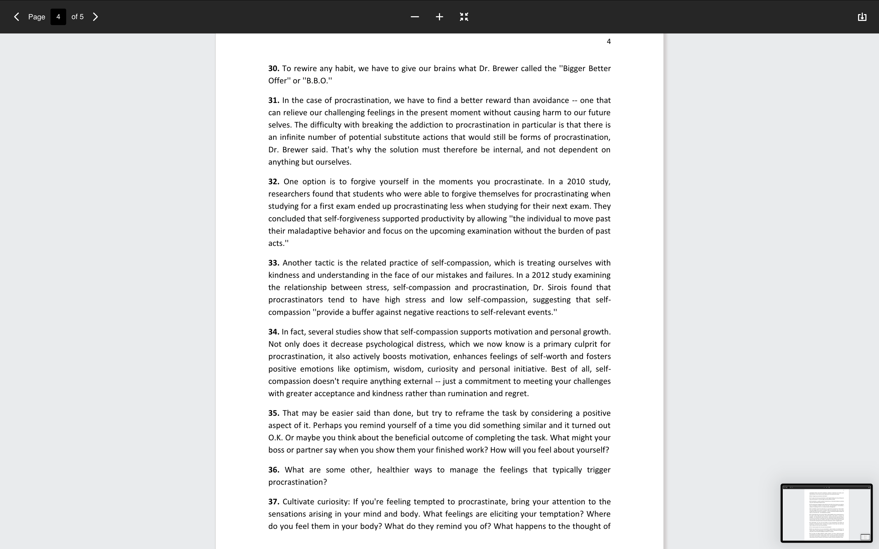 Please help me use these points when writing an