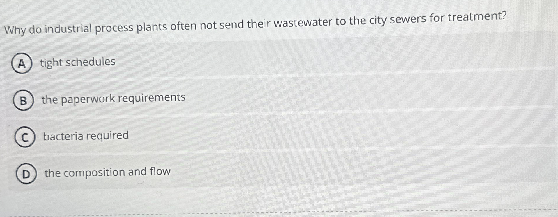 Why do industrial process plants often not send