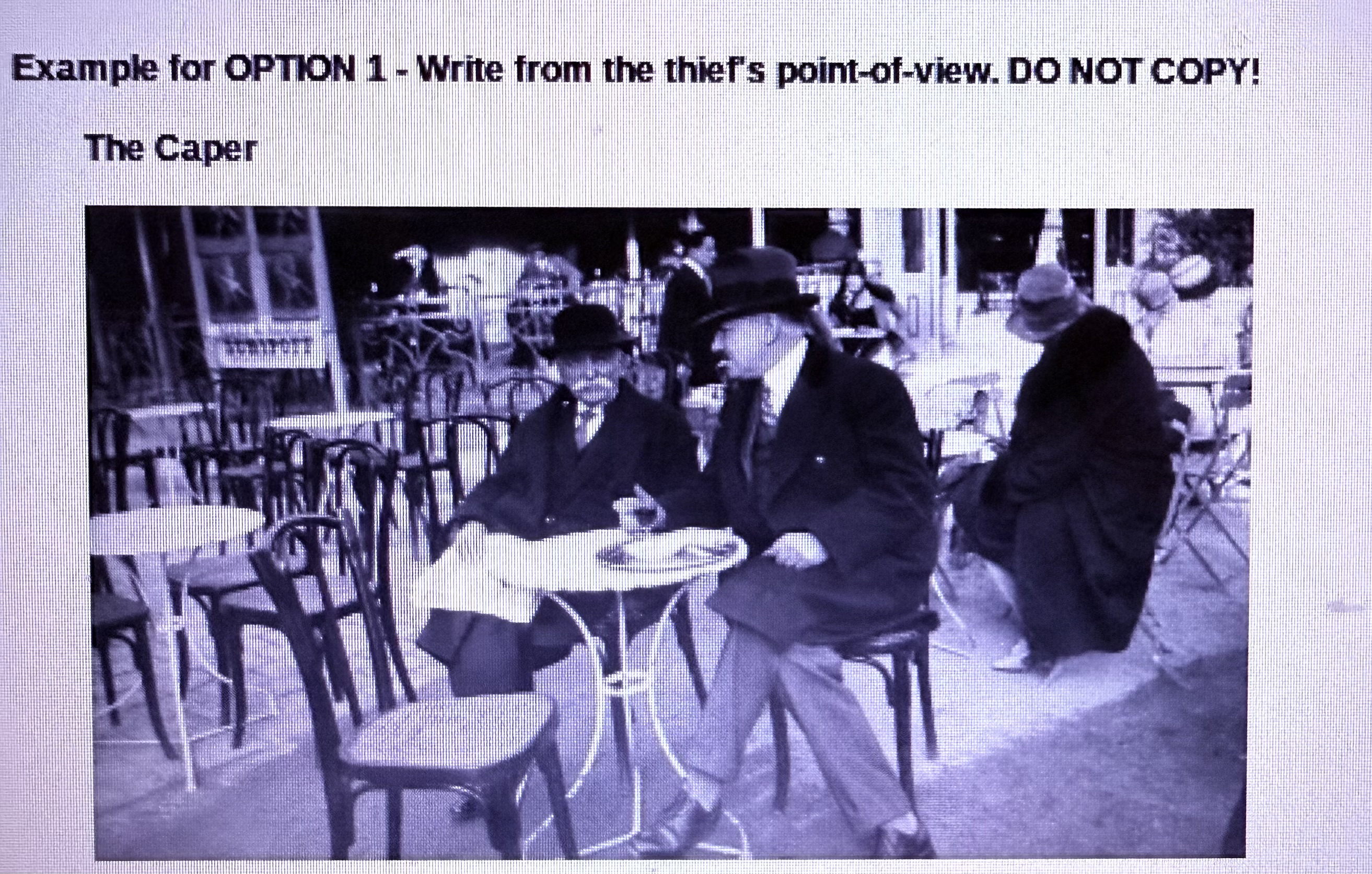 Example for OPTION 1 - Write from the