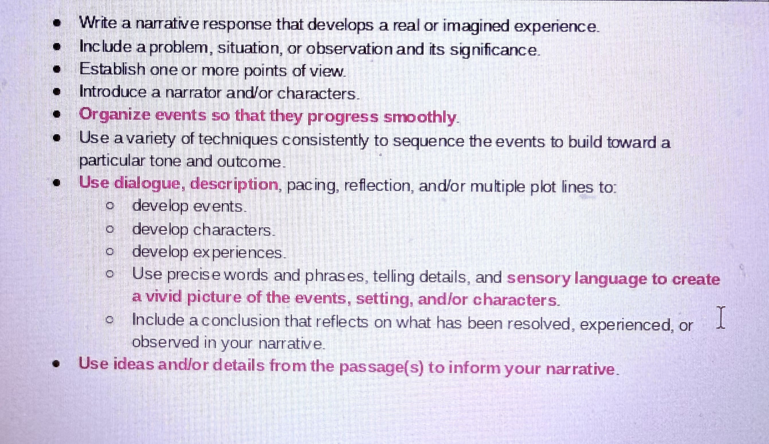 Example for OPTION 1 - Write from the