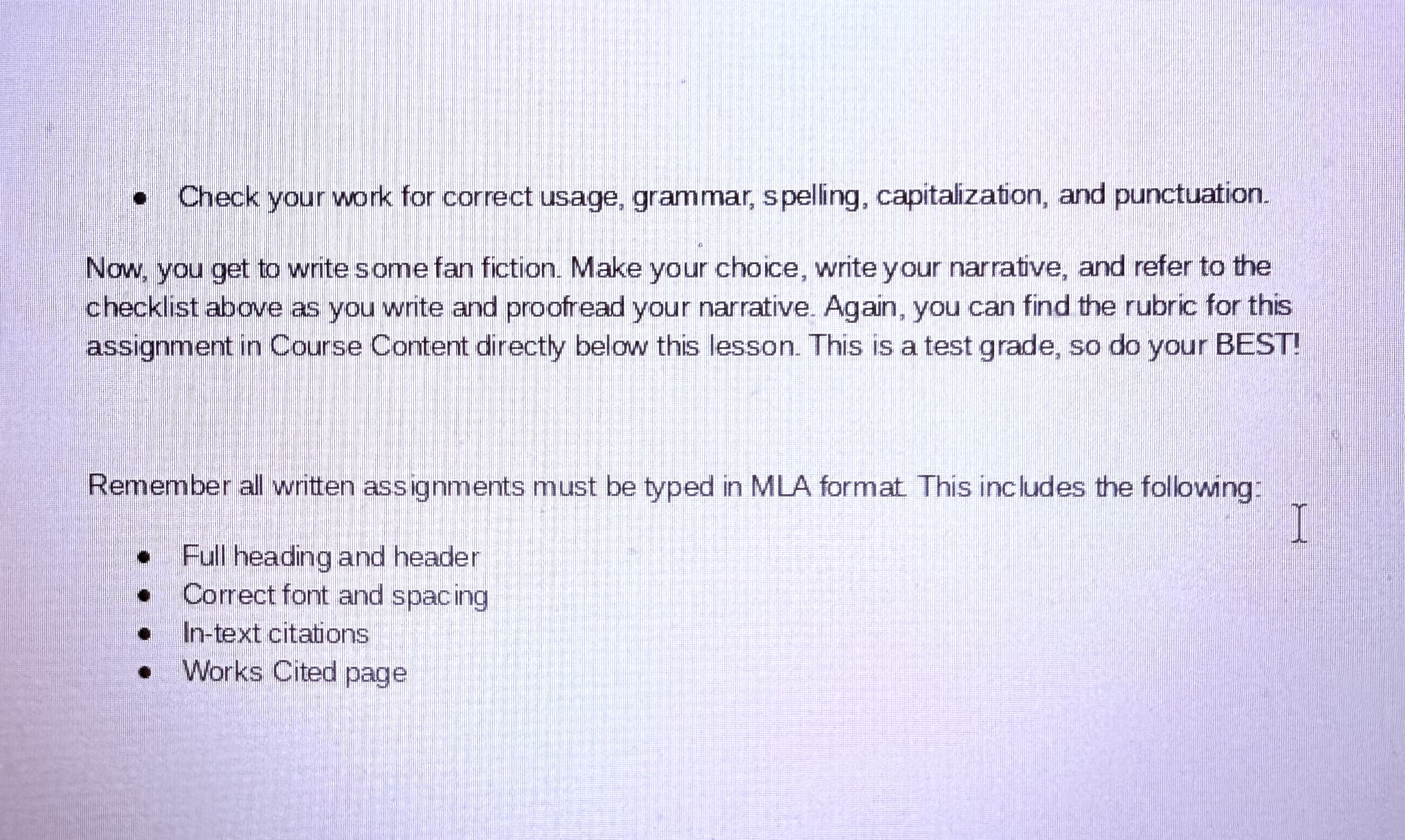Example for OPTION 1 - Write from the