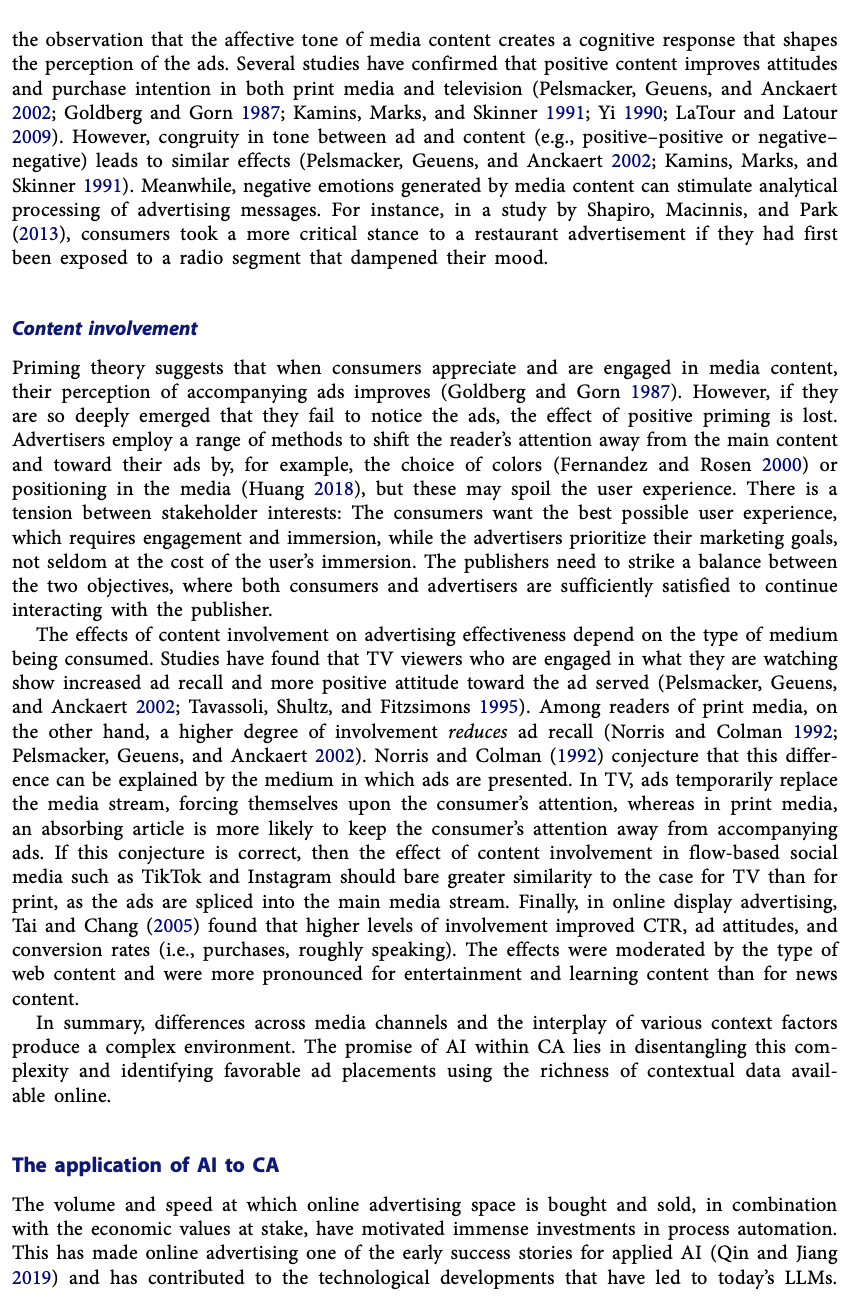 Al-Driven Contextual Advertising: Toward Relevant