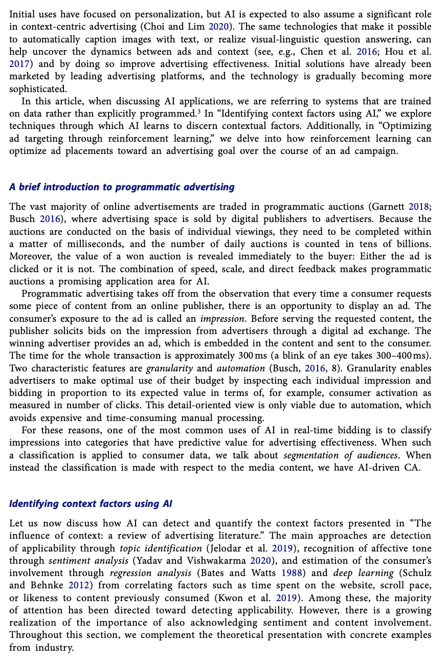 Al-Driven Contextual Advertising: Toward Relevant