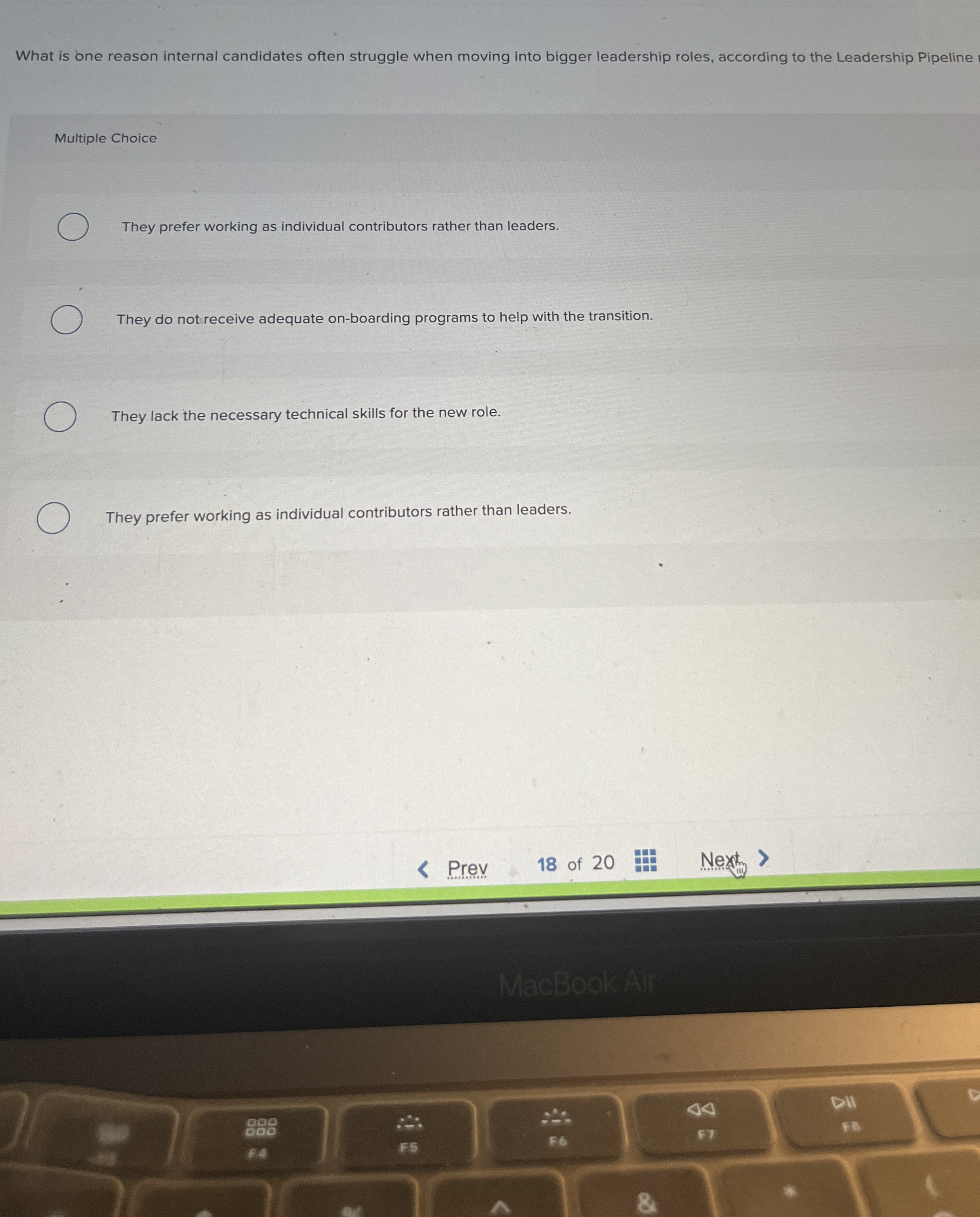 What is one reason internal candidates often