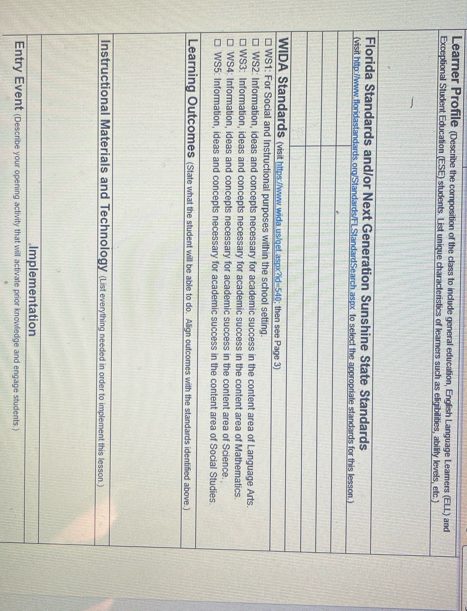 Complete the TEP lesson Plan Template.Your lesson