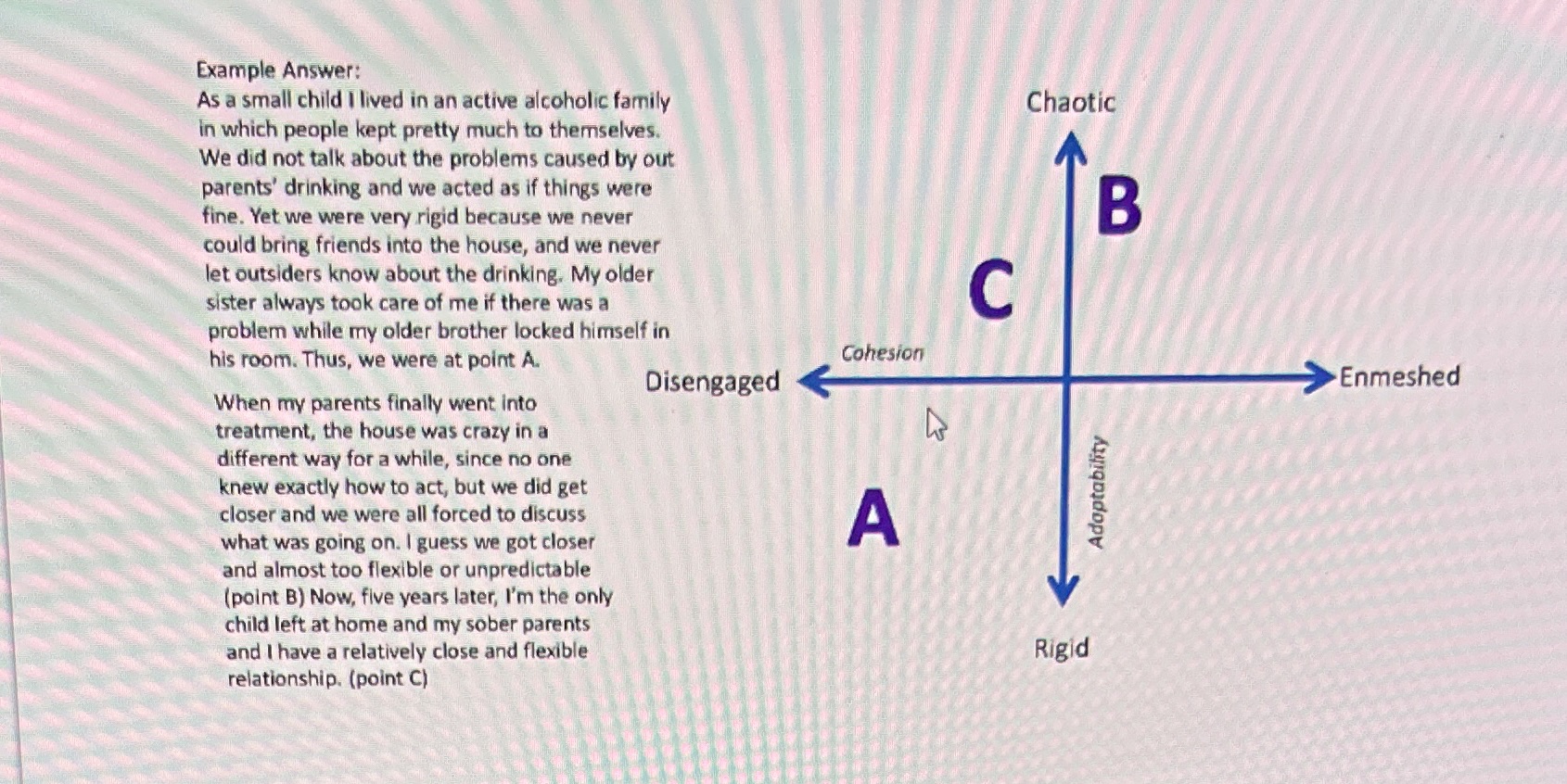 Hypothesize a plausible scenario for each graph