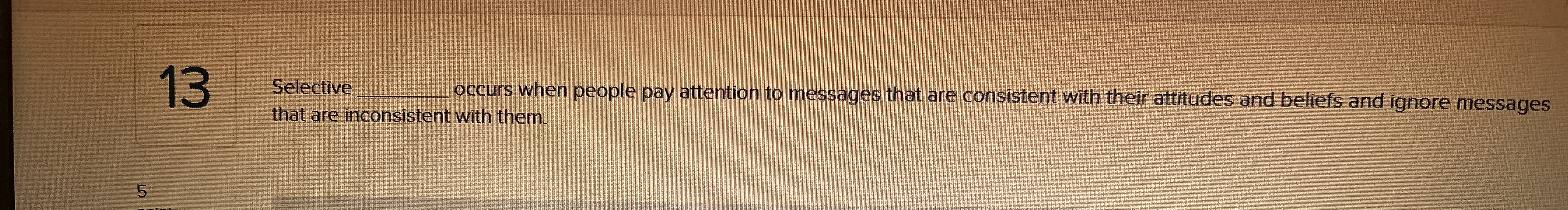 1 3 Selective q , occurs when people pay