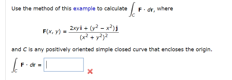 give the answer Use the method of this example to