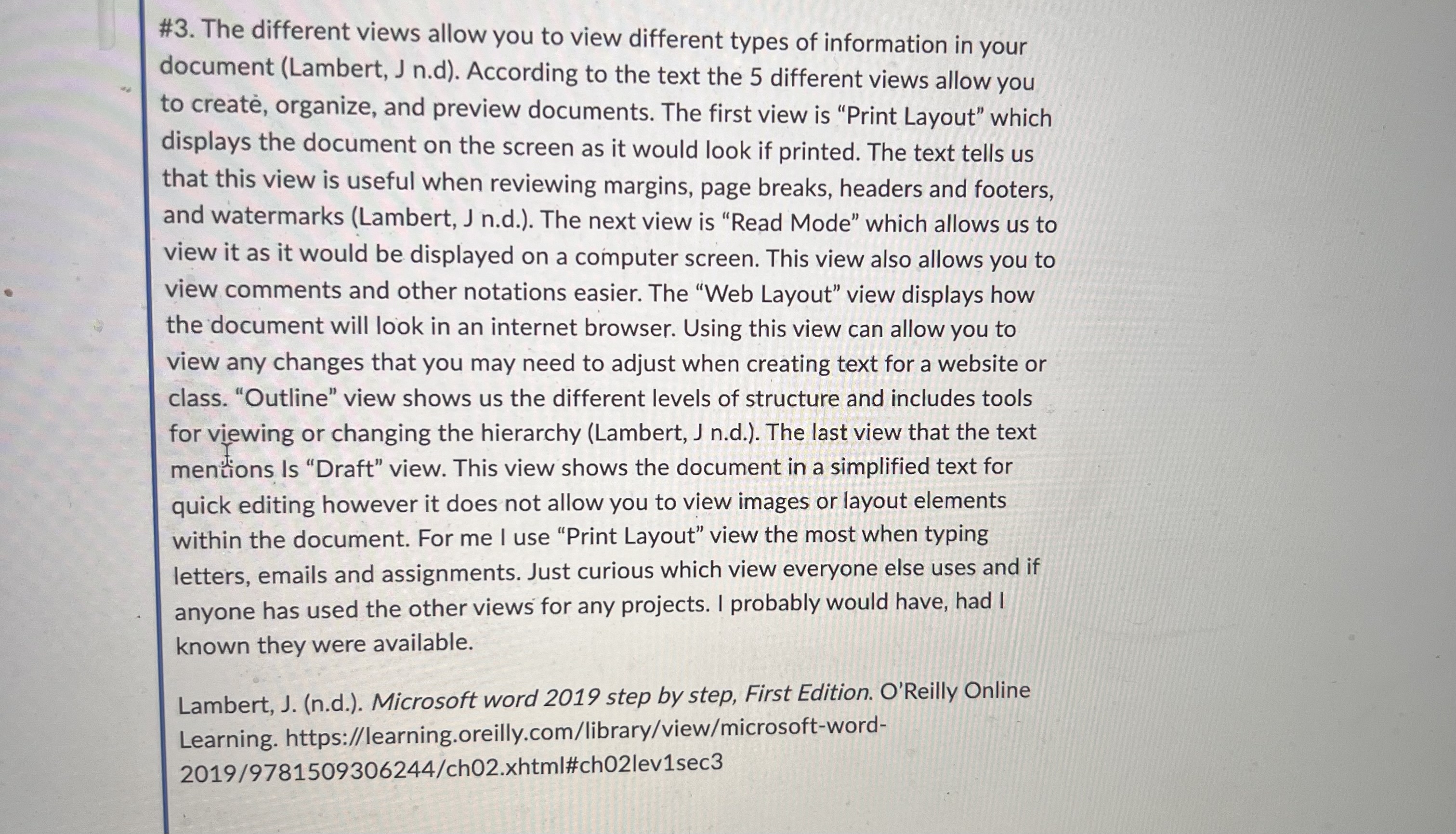 The 3 articles below is my classmate discussion