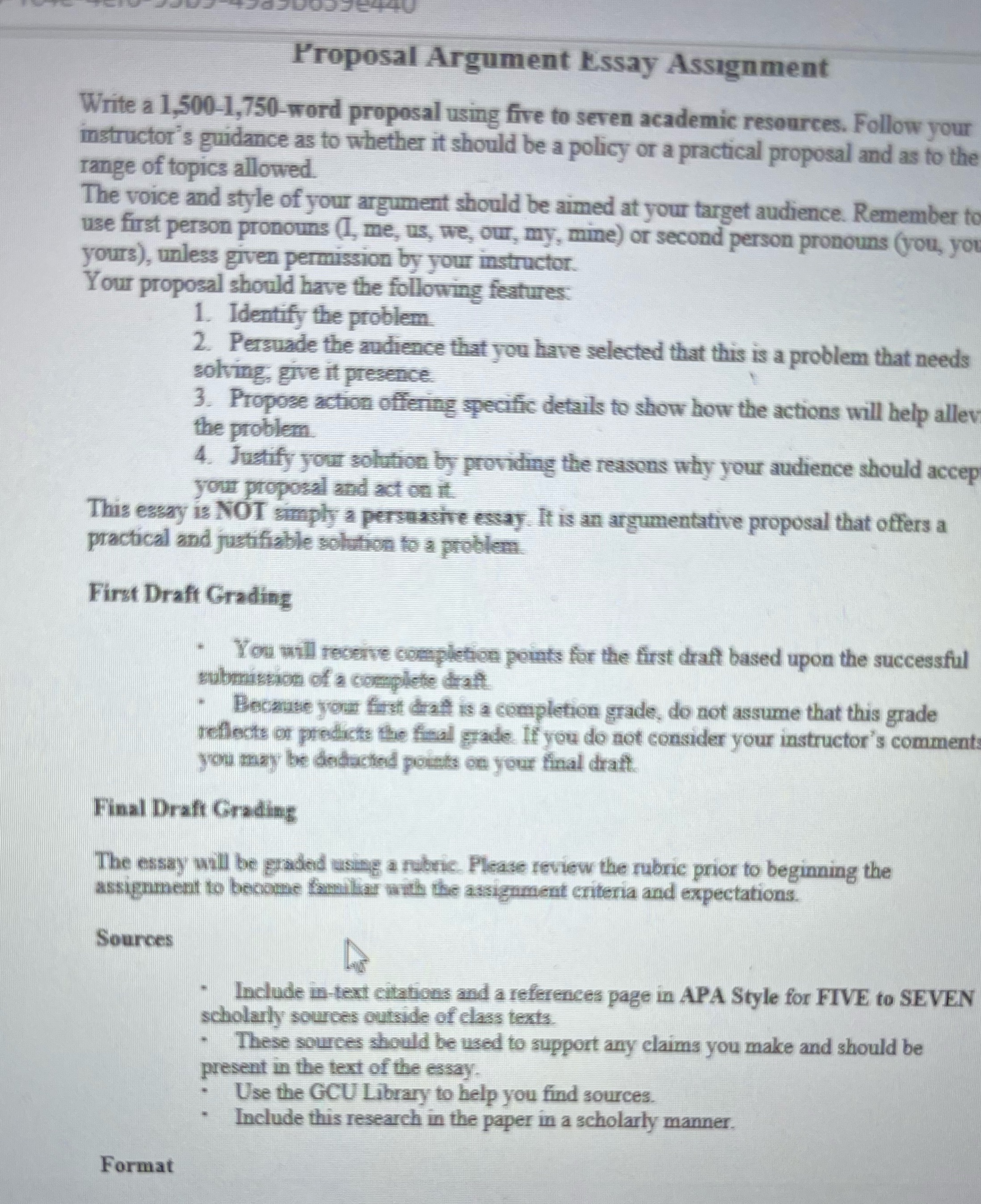 Can you help me with this assignment Proposal