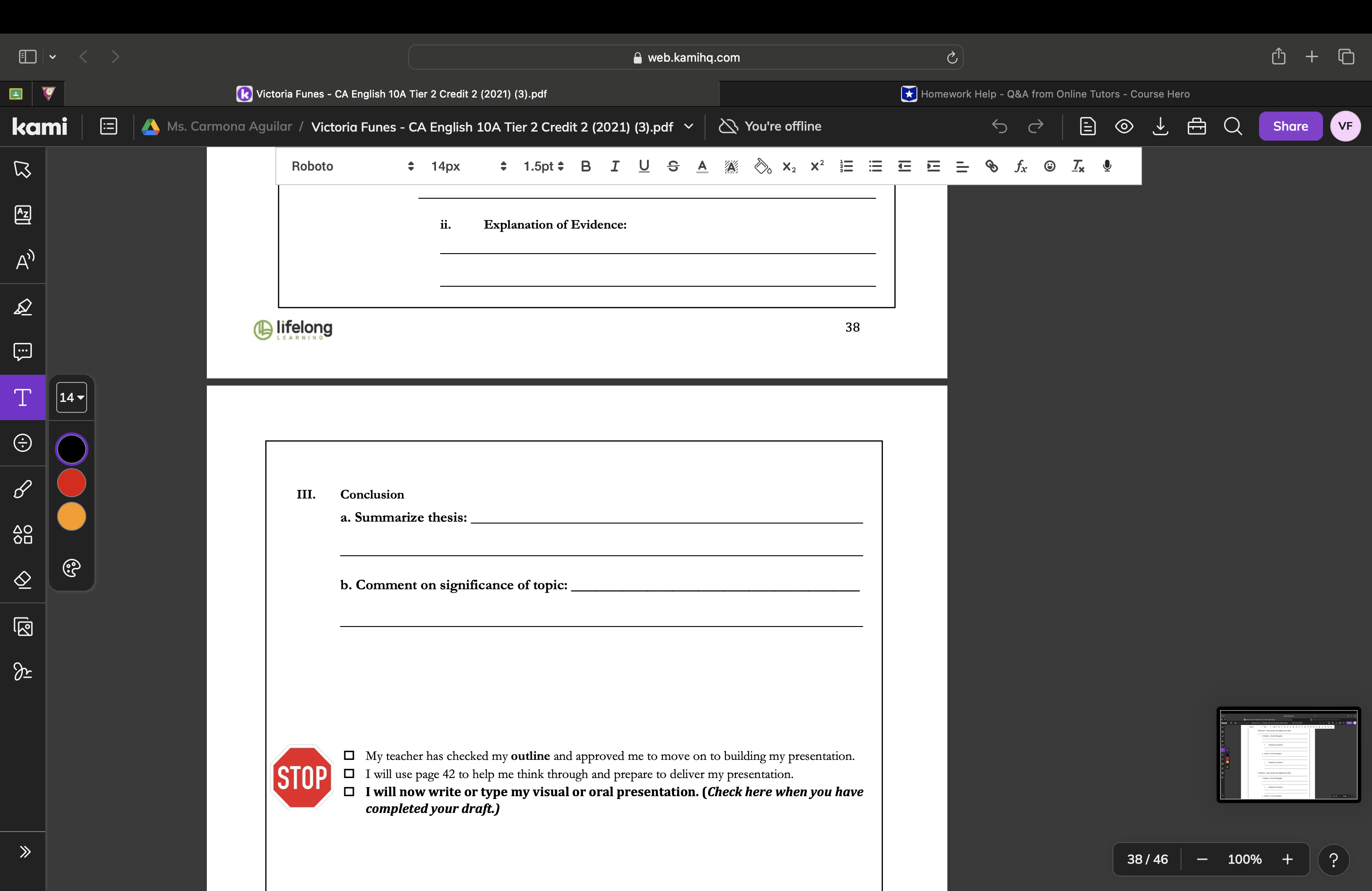 Can you help me write a 20 sentence claim proving