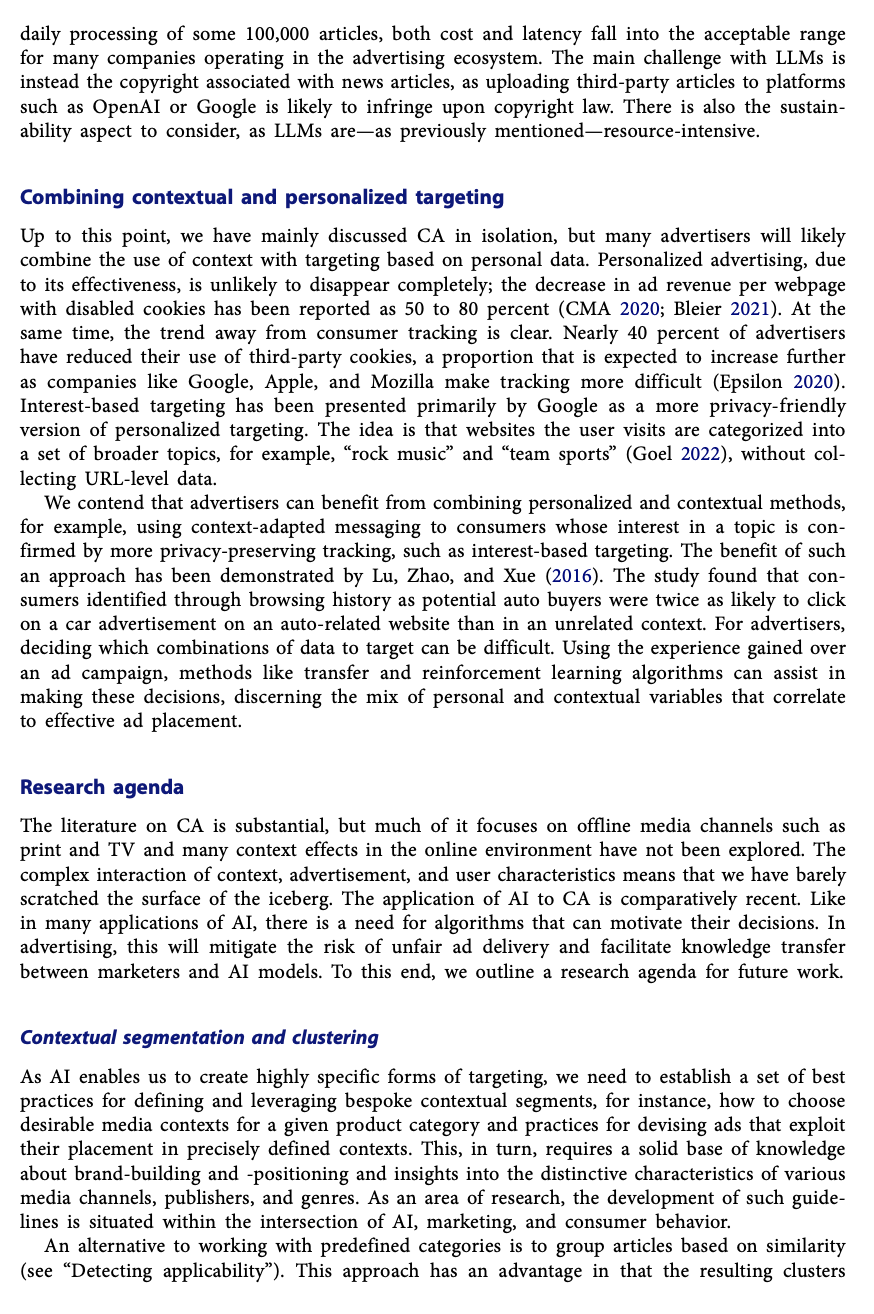 Al-Driven Contextual Advertising: Toward Relevant