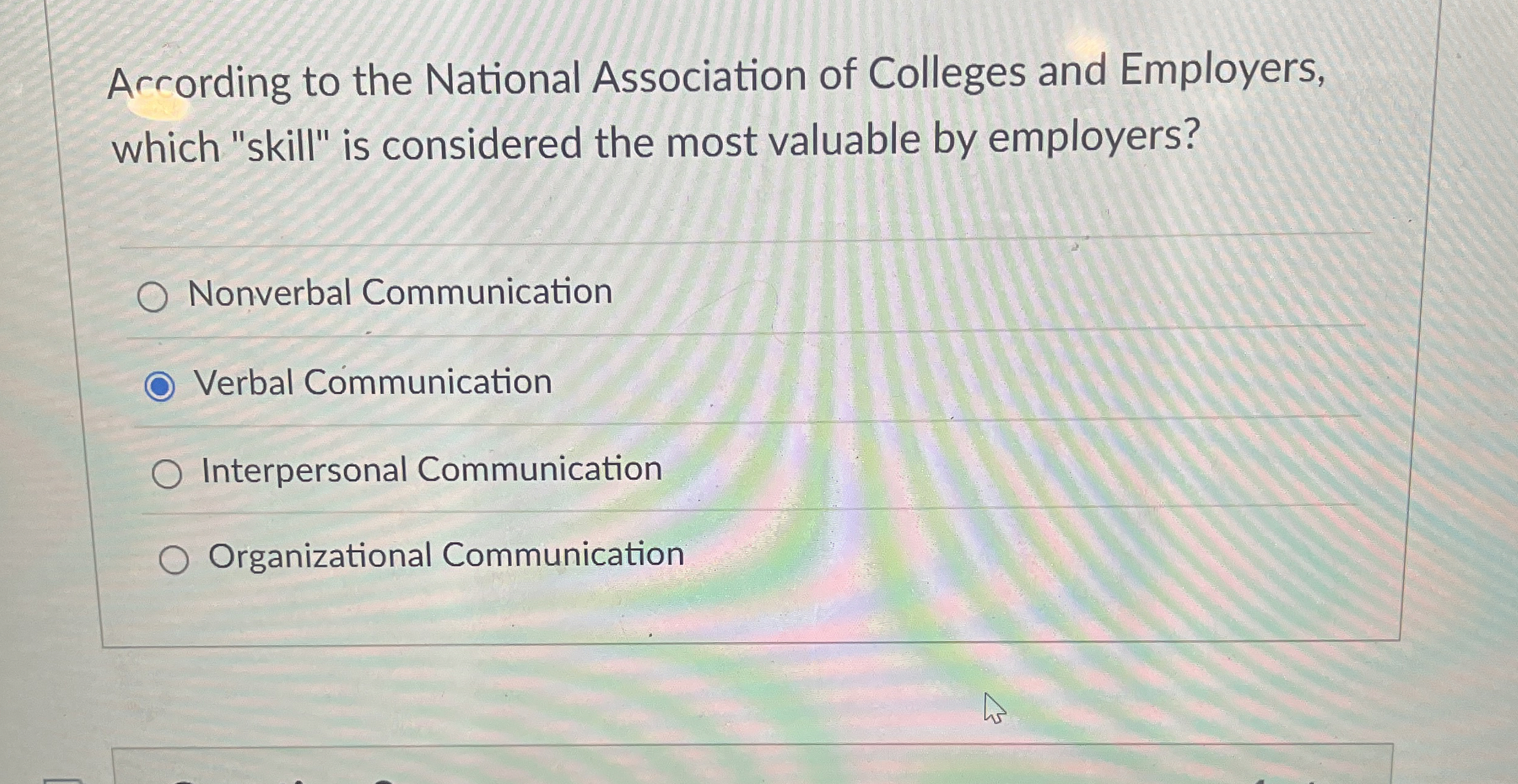 Acrording to the National Association of Colleges