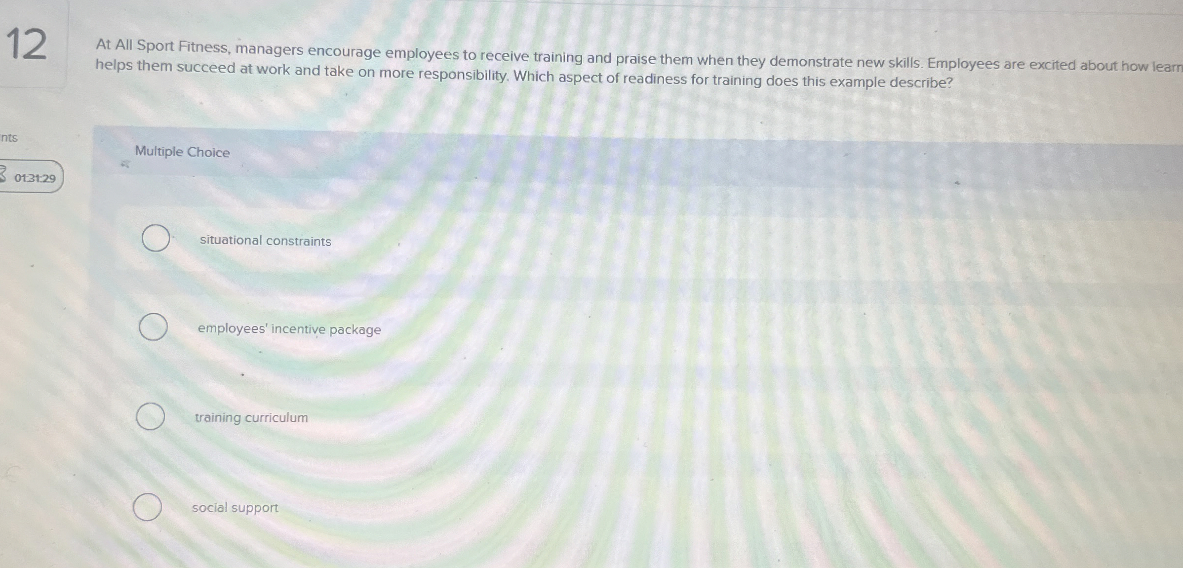 1 2 At All Sport Fitness, managers encourage