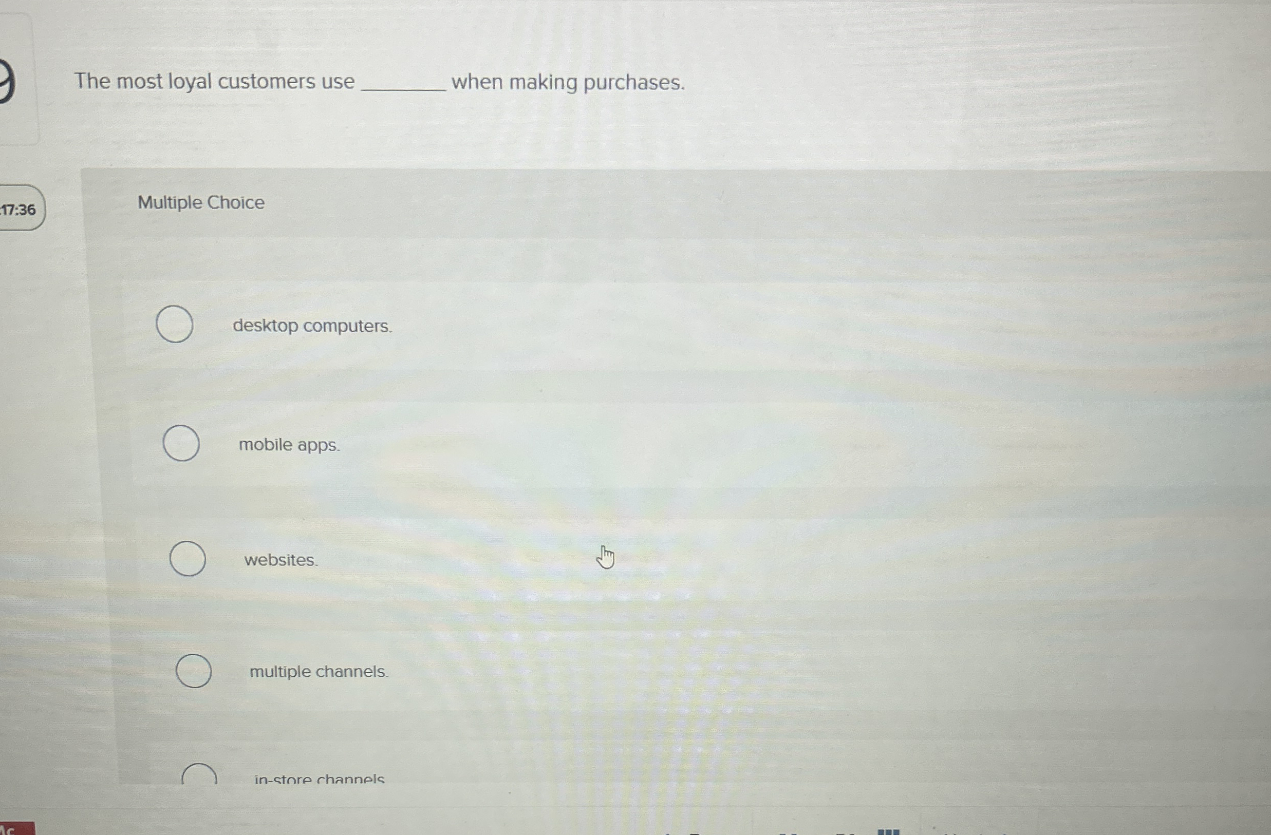 The most loyal customers use when making