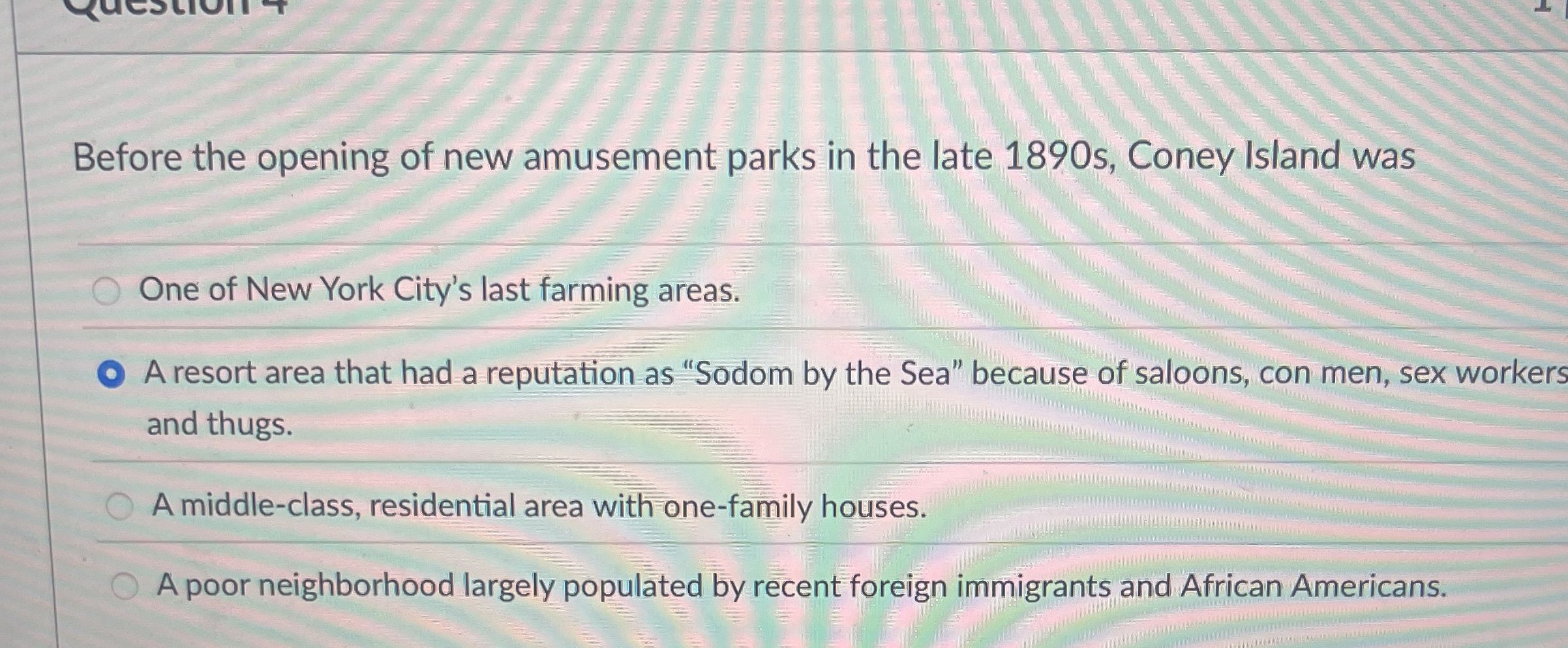 Before the opening of new amusement parks in the