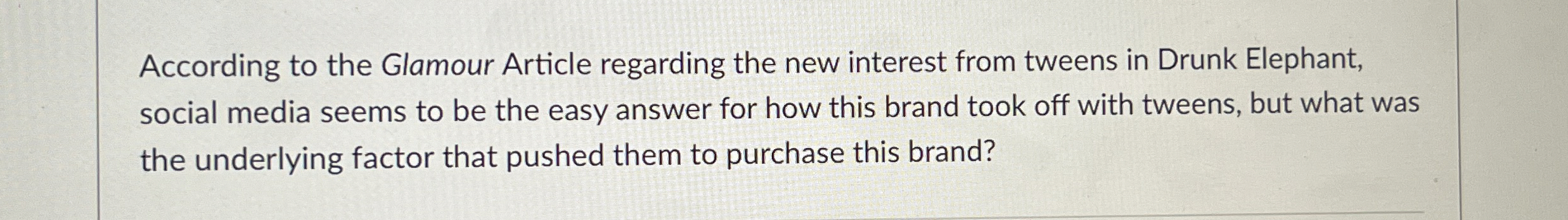 According to the Glamour Article regarding the