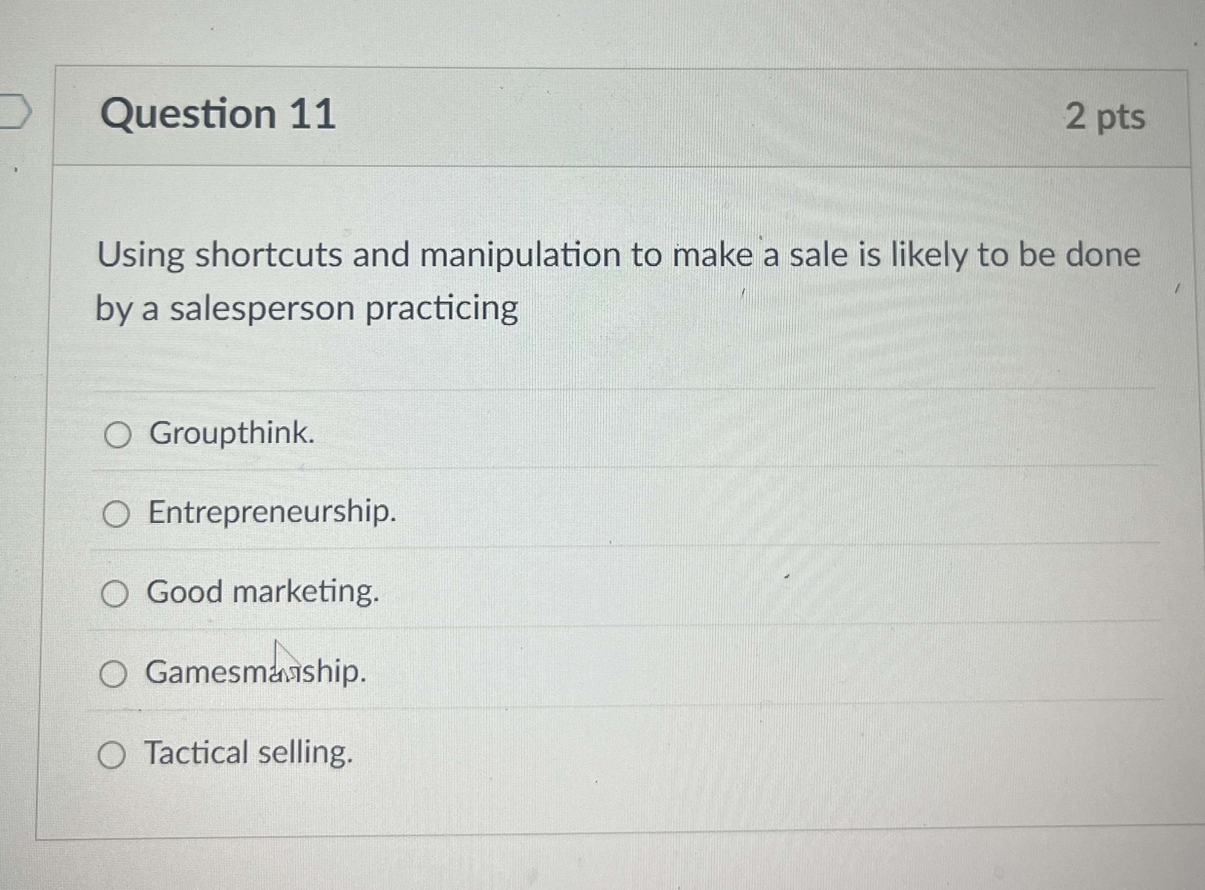 Question 1 1 2 pts Using shortcuts and
