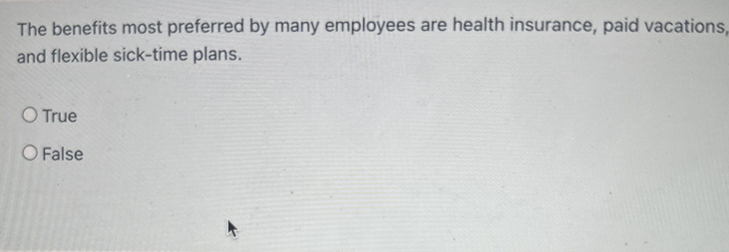 The benefits most preferred by many employees are