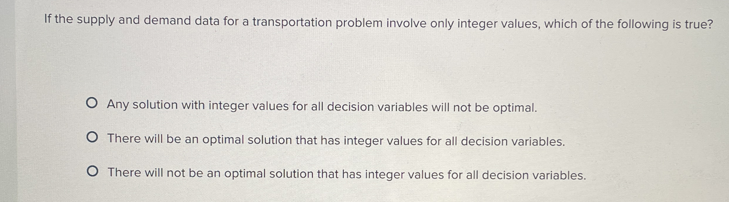 If the supply and demand data for a