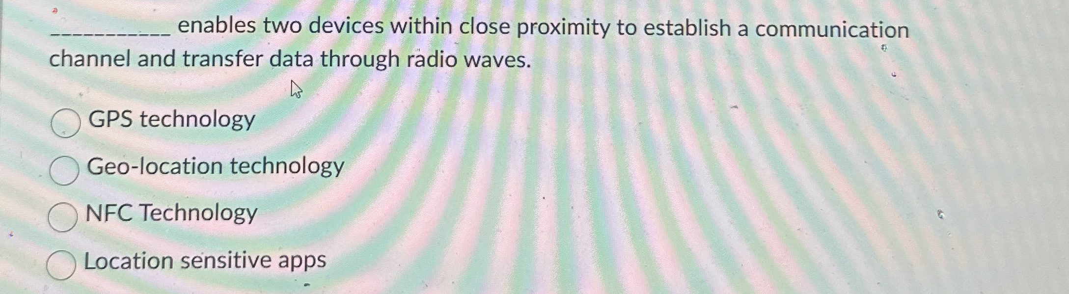 q , enables two devices within close proximity to