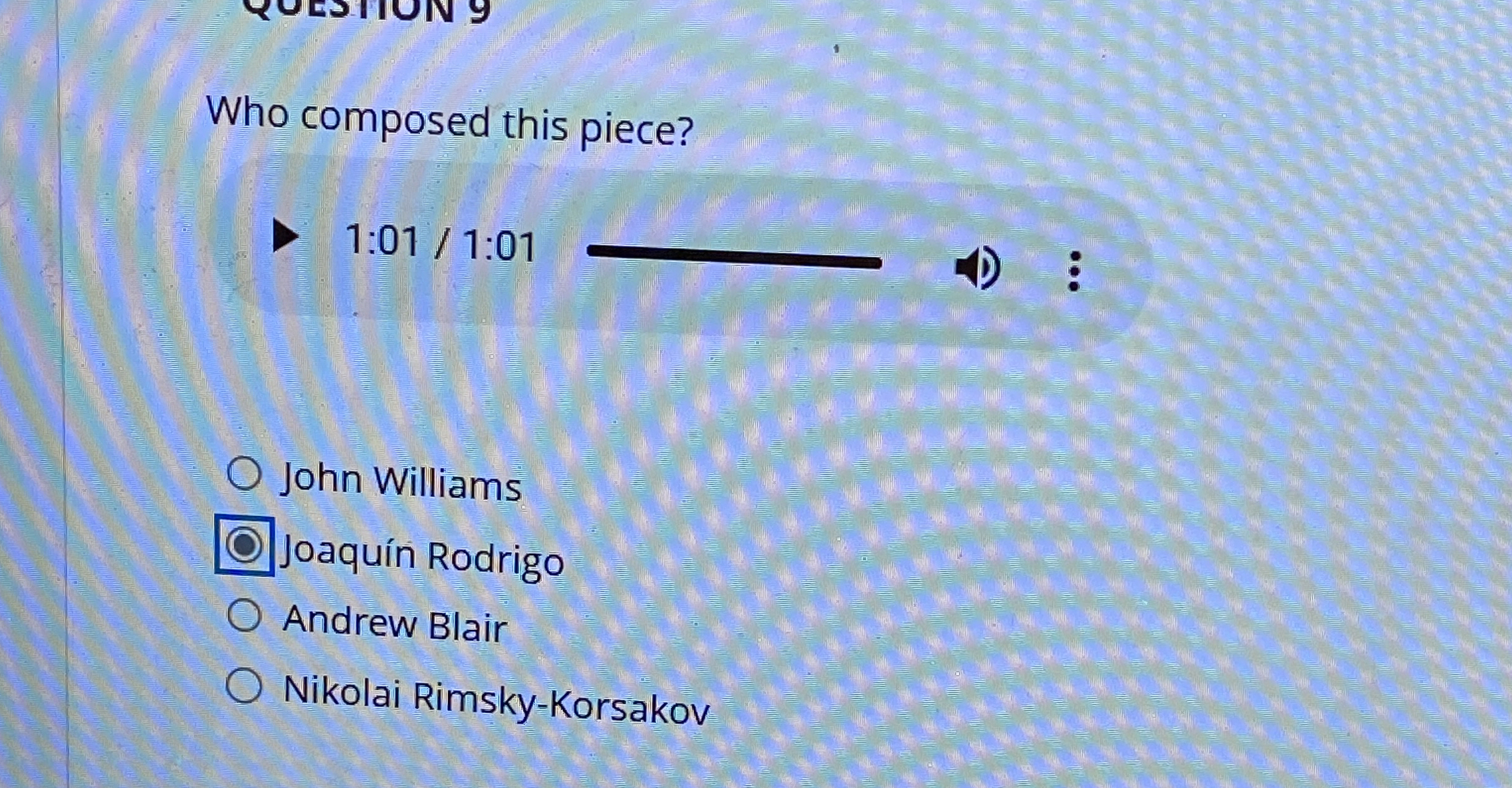 Who composed this piece? 1 : 0 1 / 1 : 0 1 John