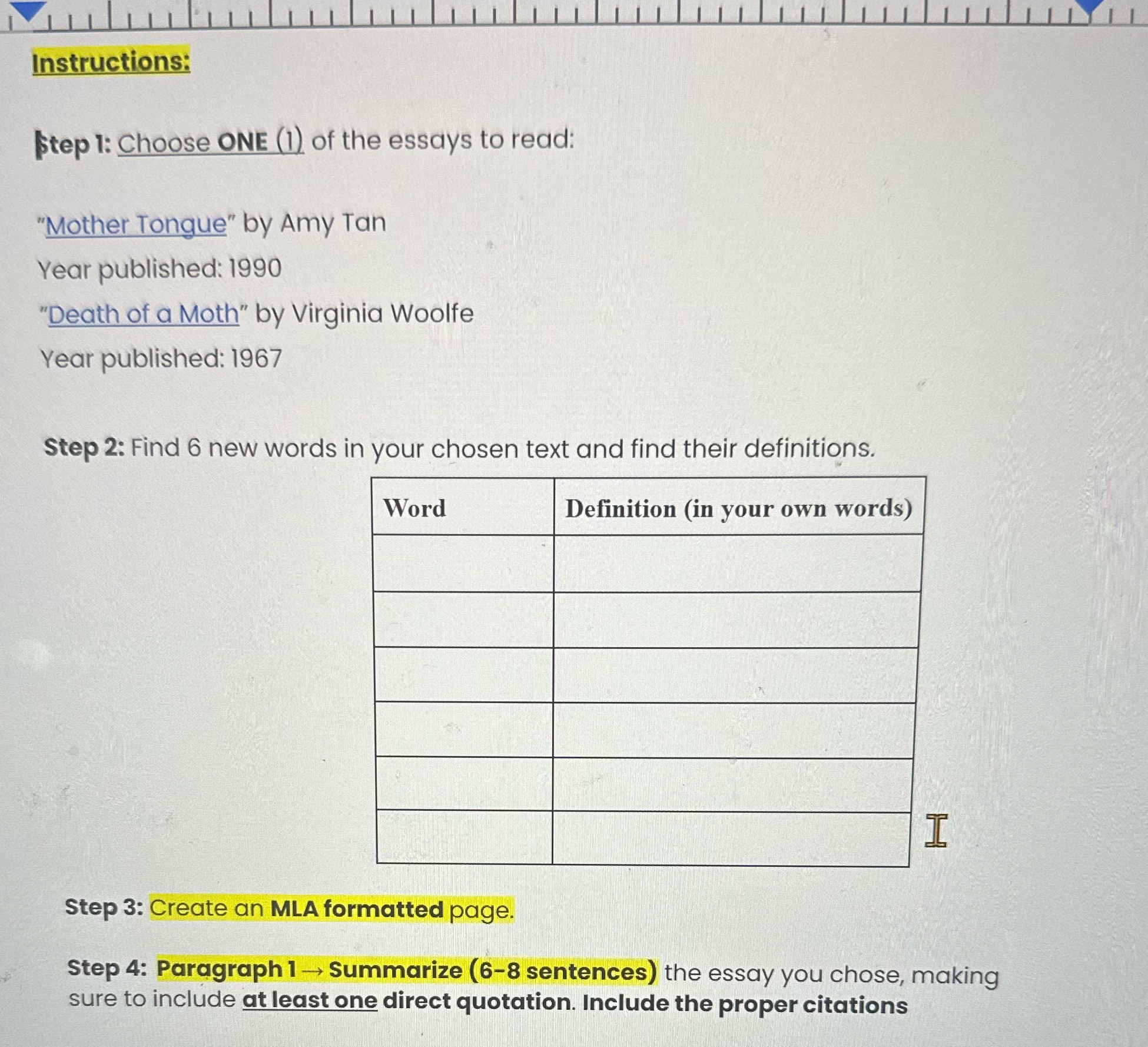 There are two more steps after four Instructions: