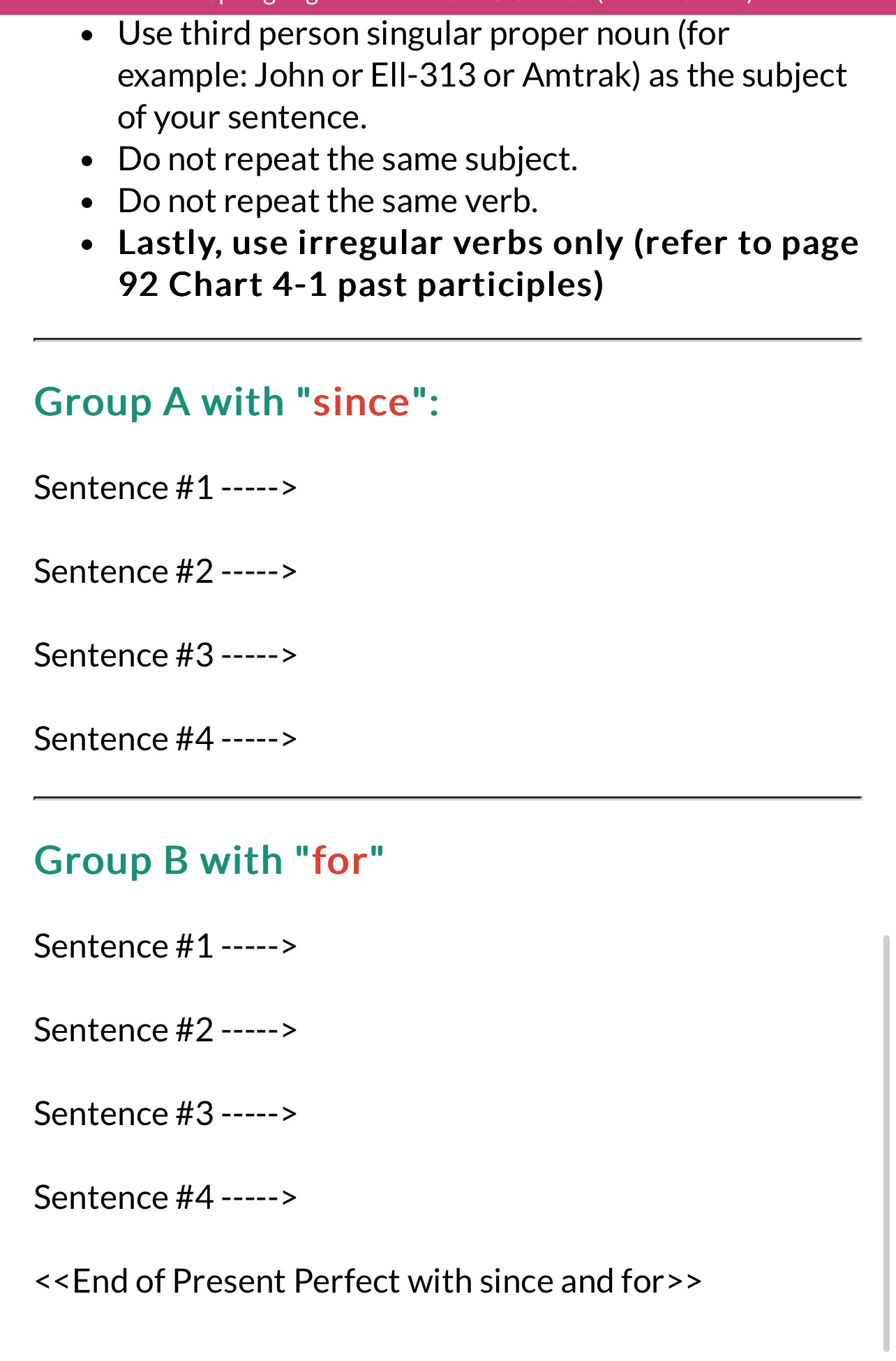 Can you please help me with this ? . Use third