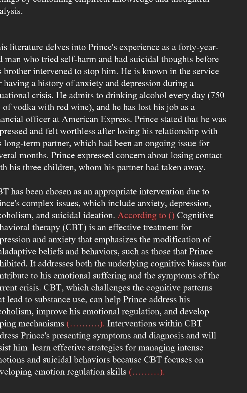 Reference lists and citations for Cognitive