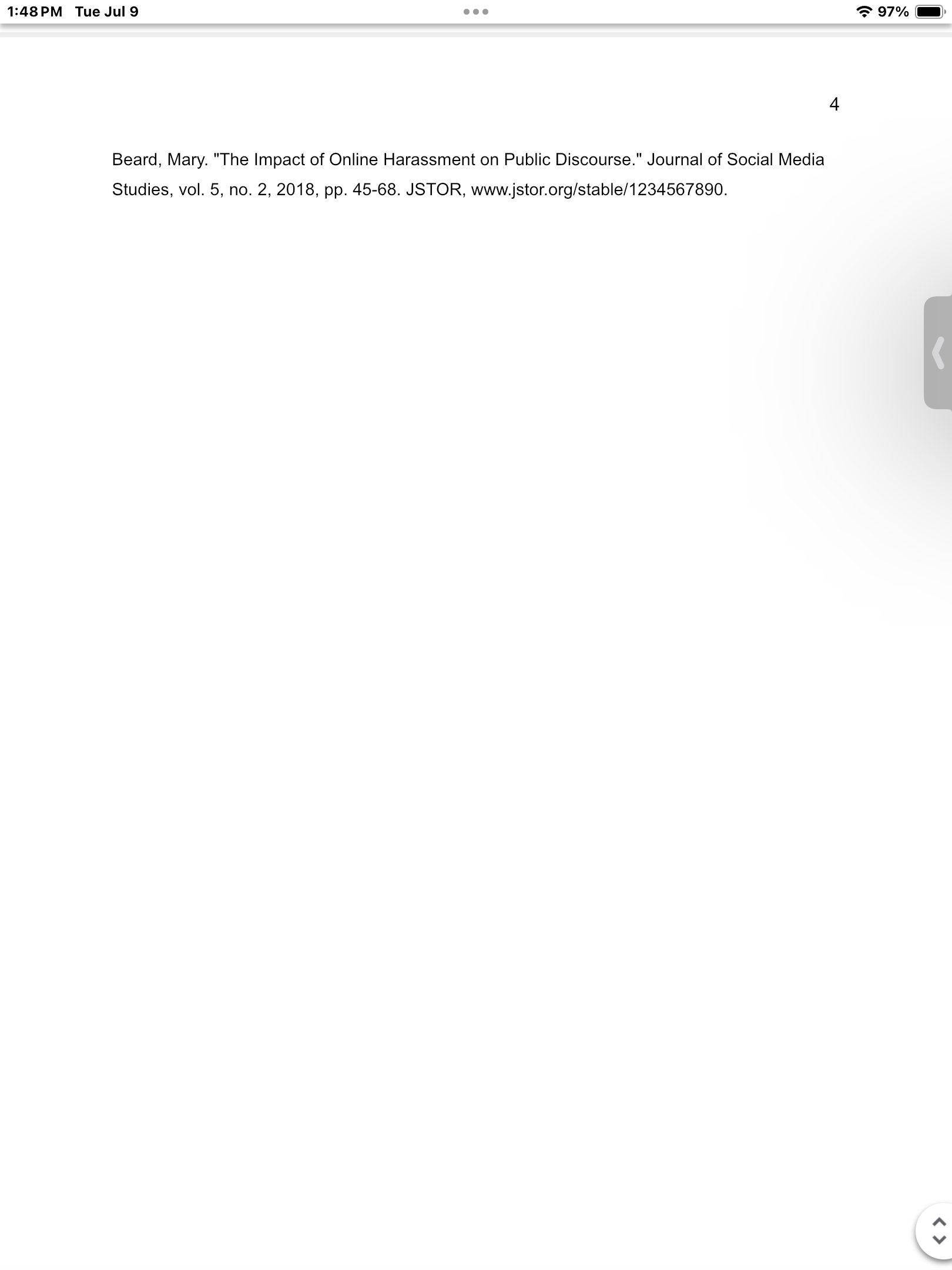 HI! This is my own first draft essay. Please