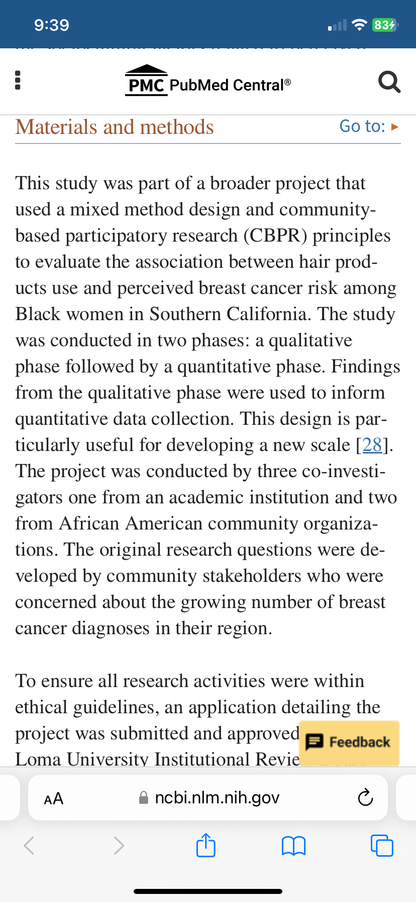 STEP 1 - Either find a a quantitative research