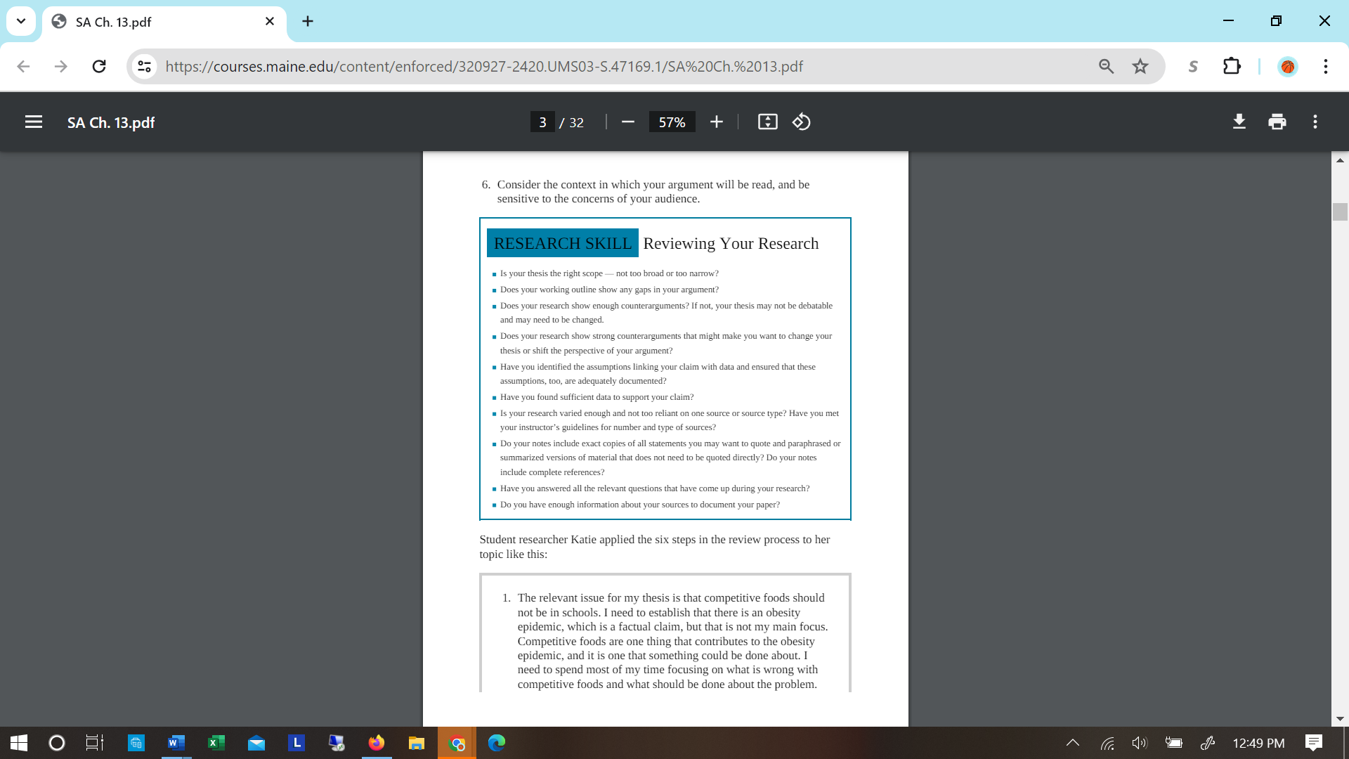 PLEASE HELP . . . X Read SA: Chapter 13: