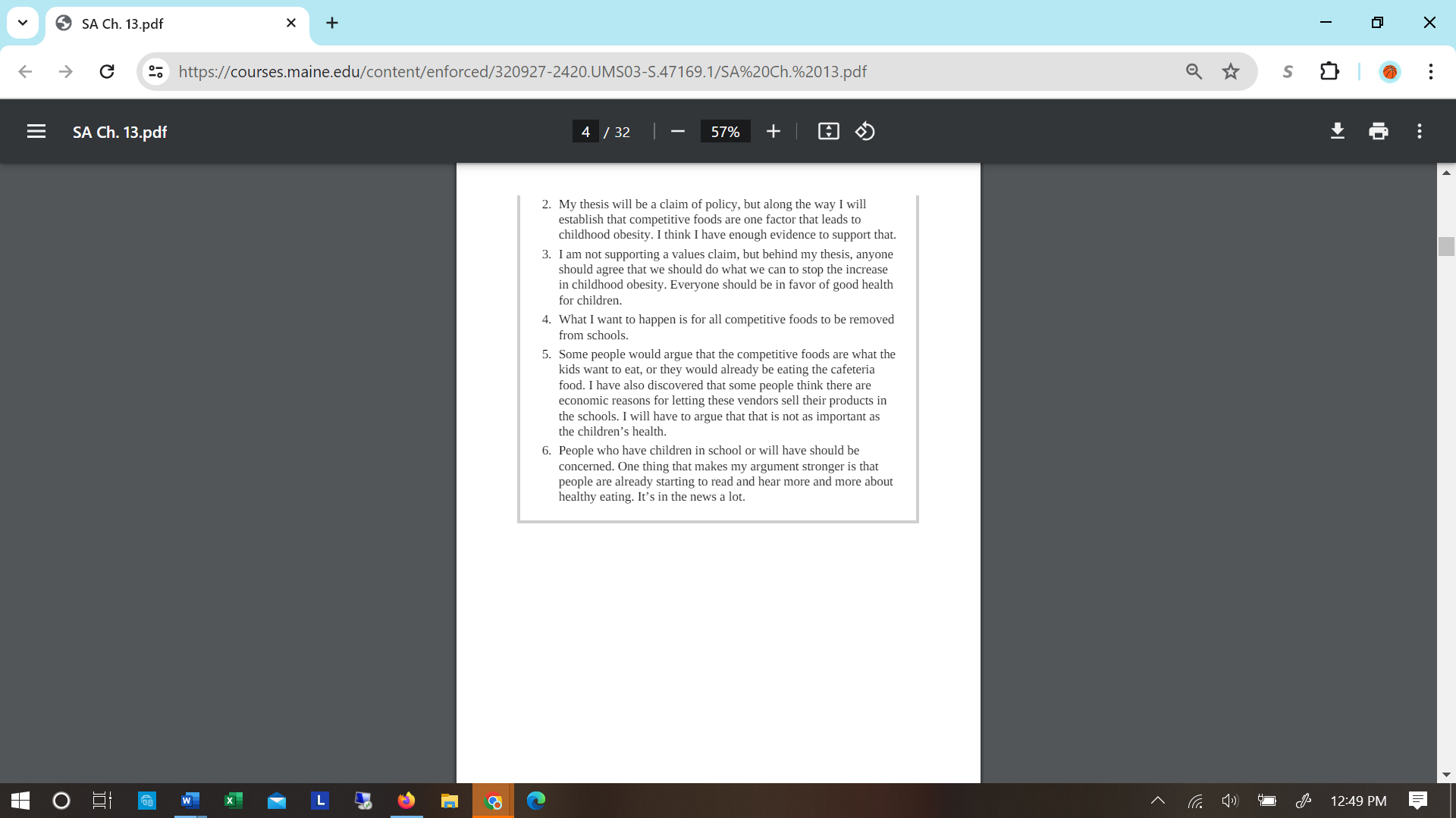 PLEASE HELP . . . X Read SA: Chapter 13: