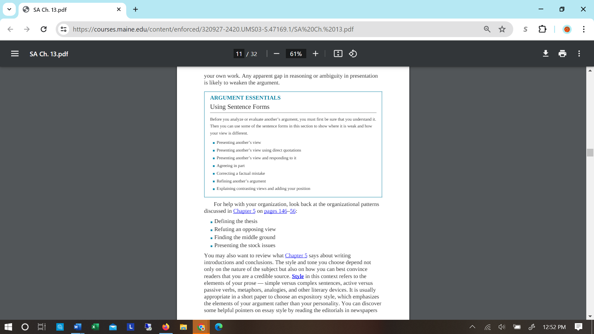 PLEASE HELP . . . X Read SA: Chapter 13: