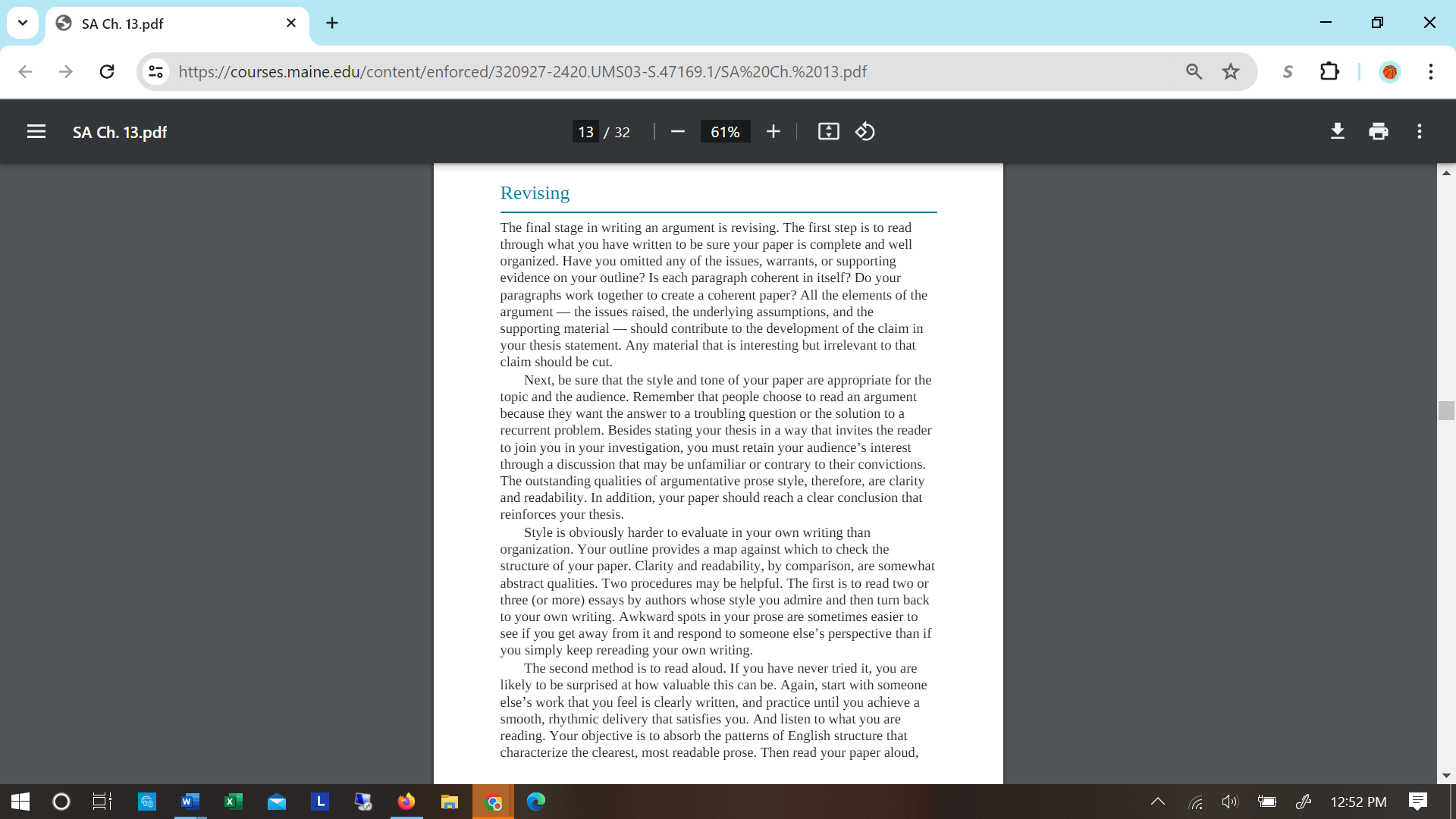 PLEASE HELP . . . X Read SA: Chapter 13: