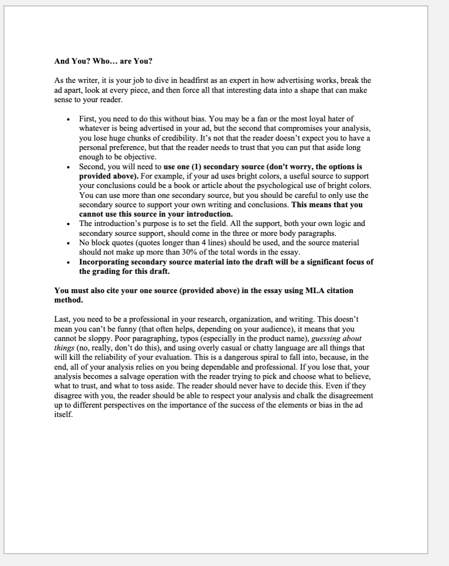 For this exercise, you complete and submit a