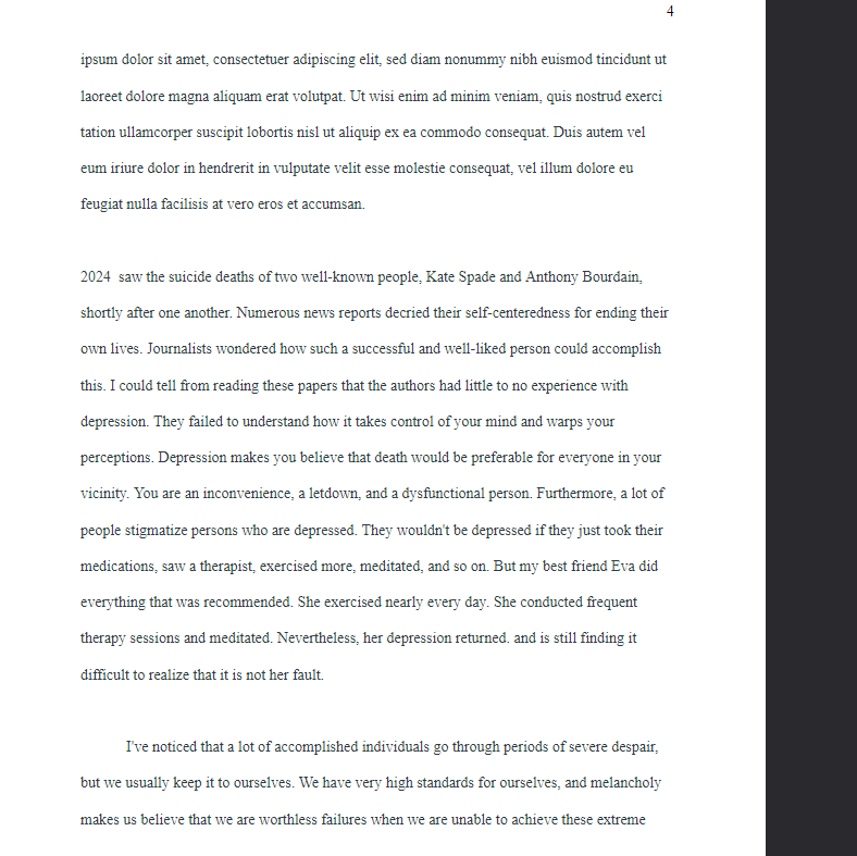 Argumentative Essay Final Draft Assignment