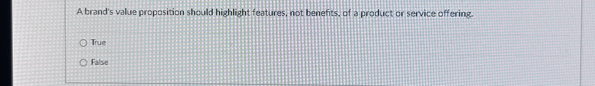 A brand's value proposition should highlight