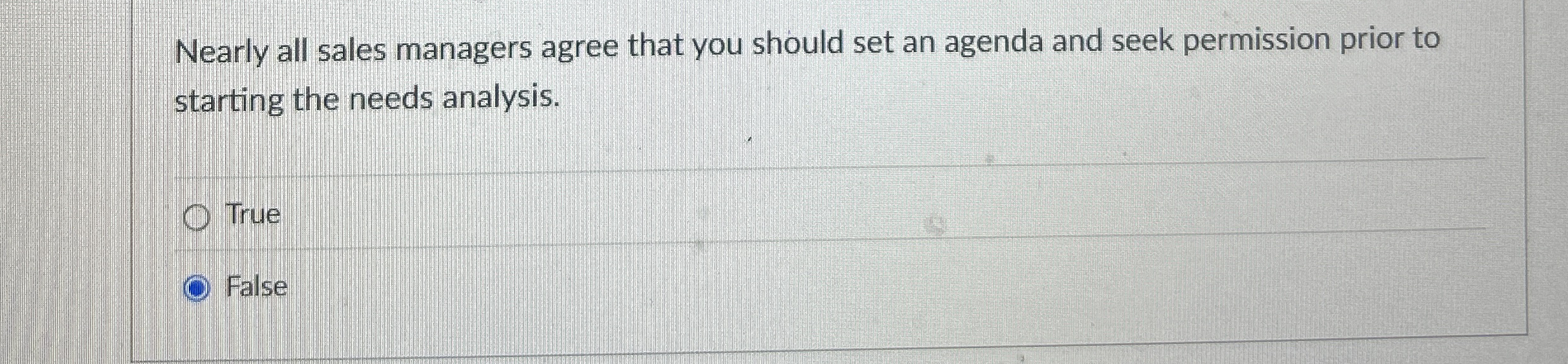 Nearly all sales managers agree that you should