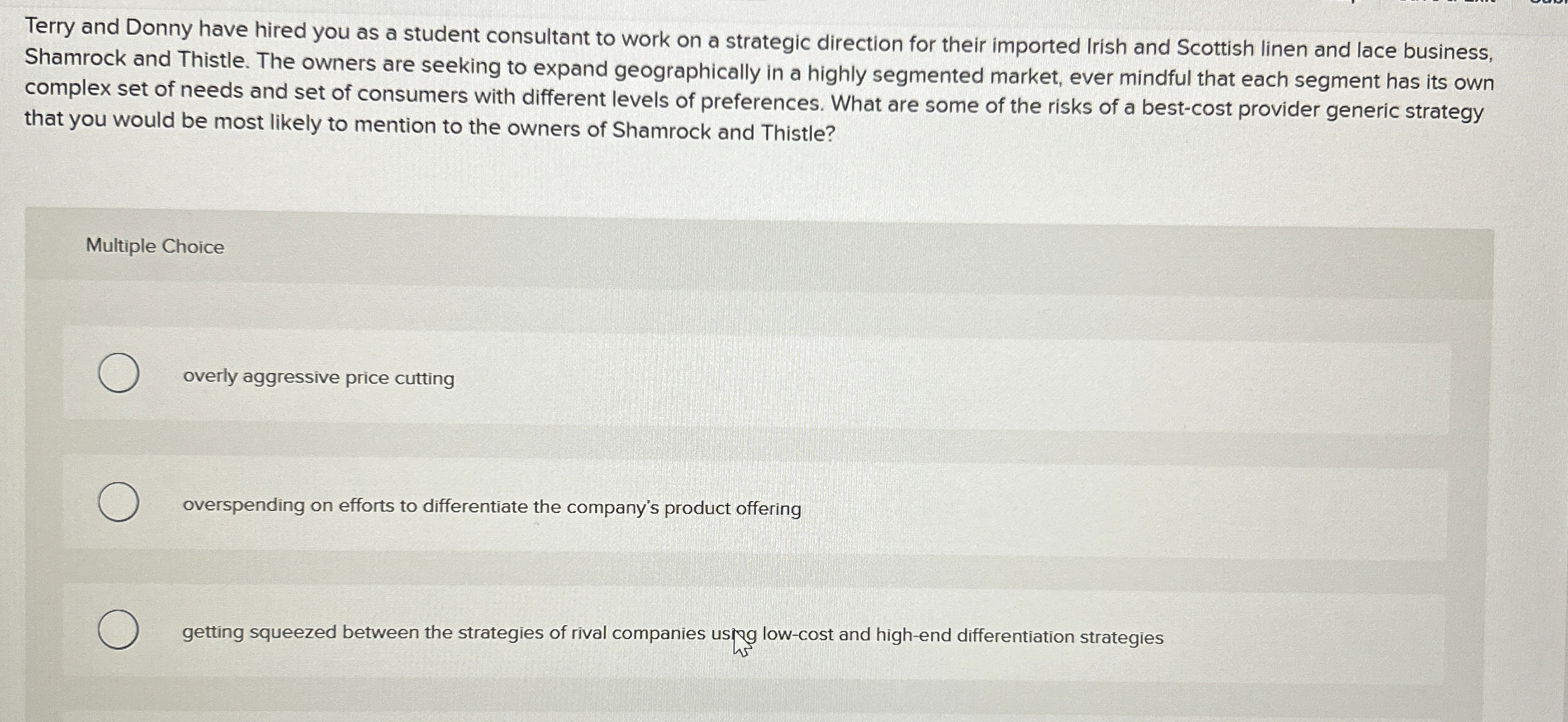 Terry and Donny have hired you as a student