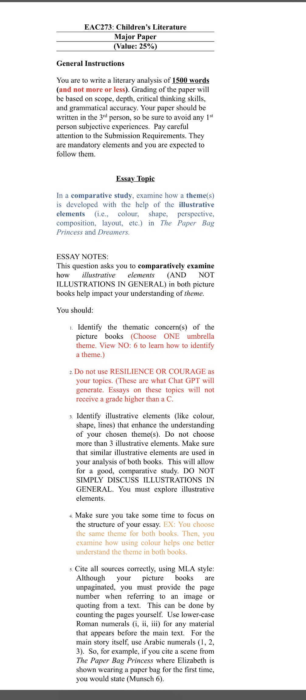 Please help me with this essay please EAC273: