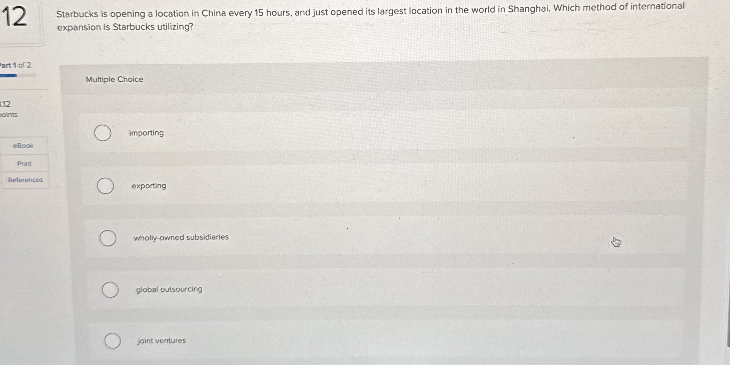 1 2 Starbucks is opening a location in China