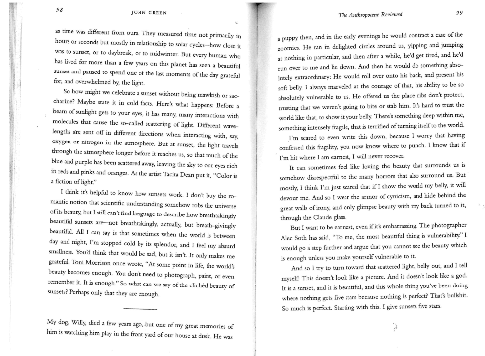 For this assignment, you can write about anything