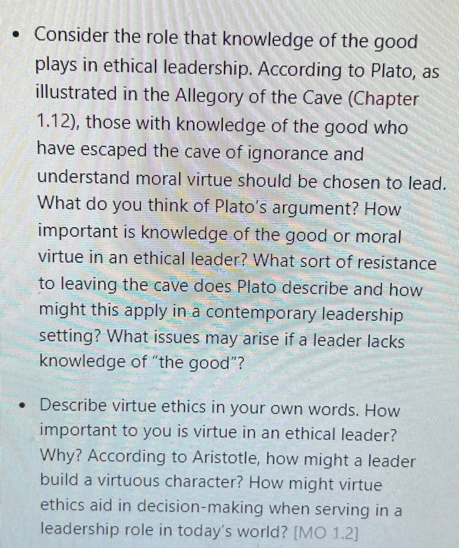 ETH-2200 Written Assignment 1 and please cite