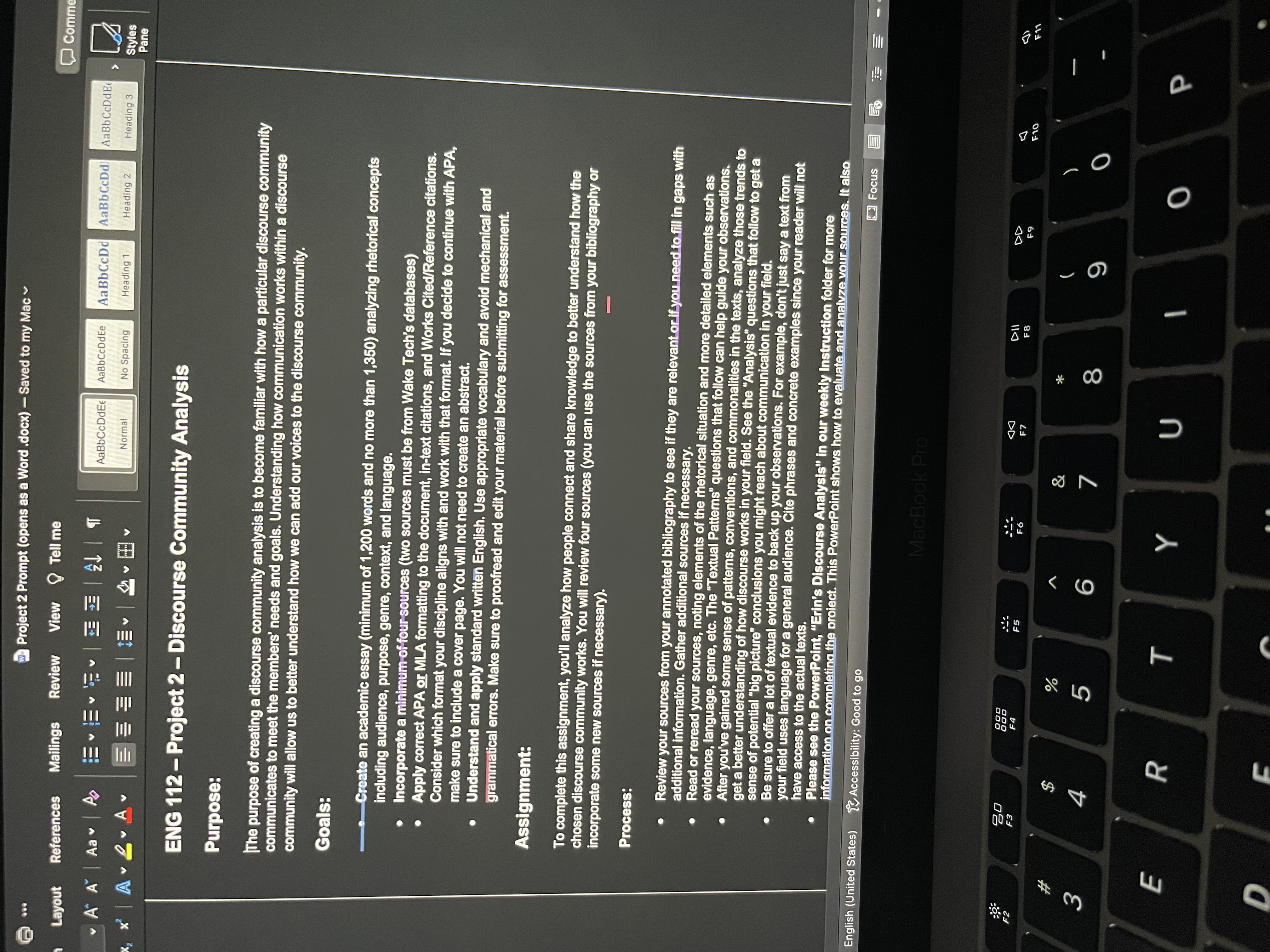 I need help figuring out how to write a discourse