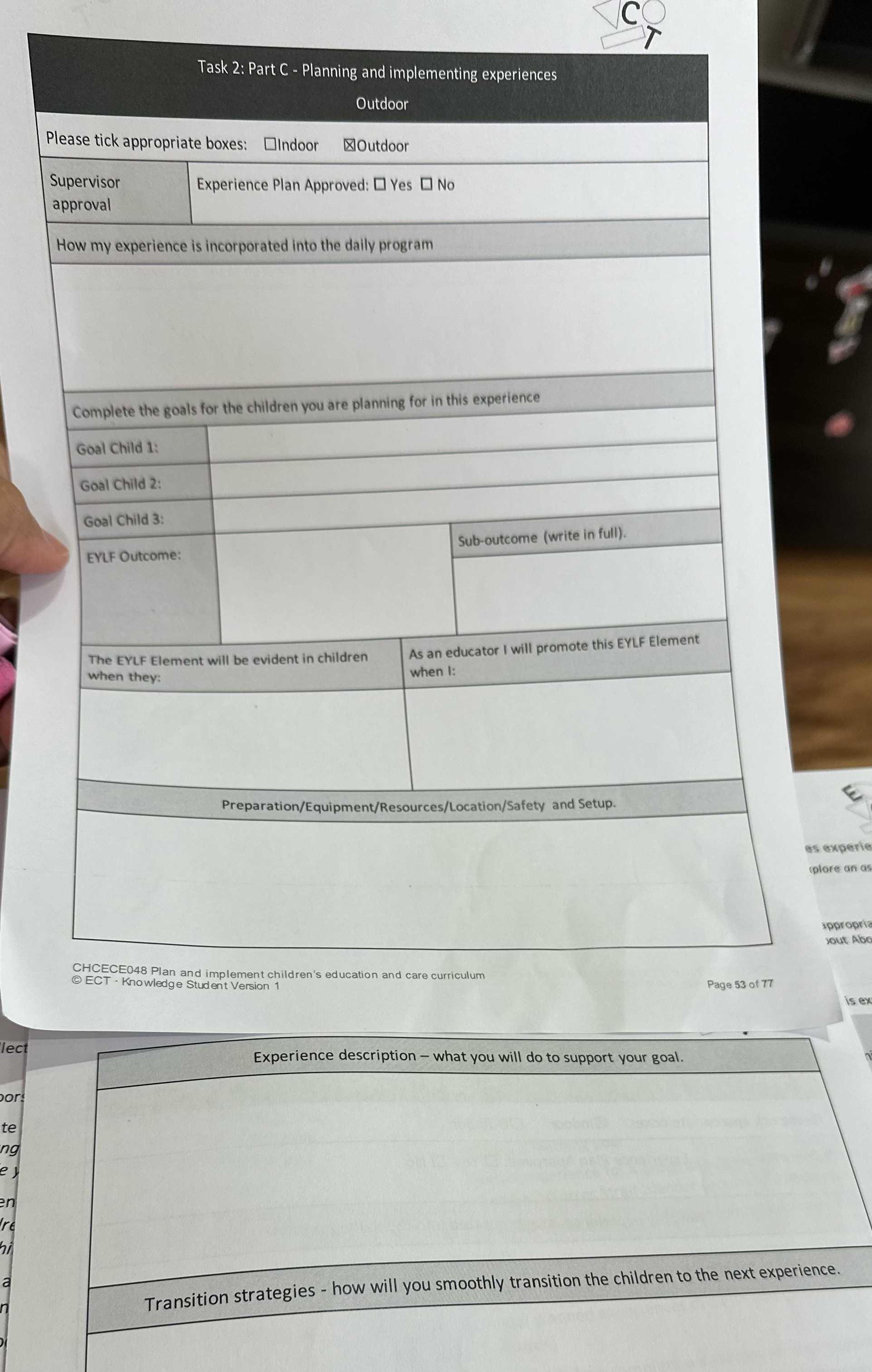 CO AT Task 2: Part C - Planning and implementing
