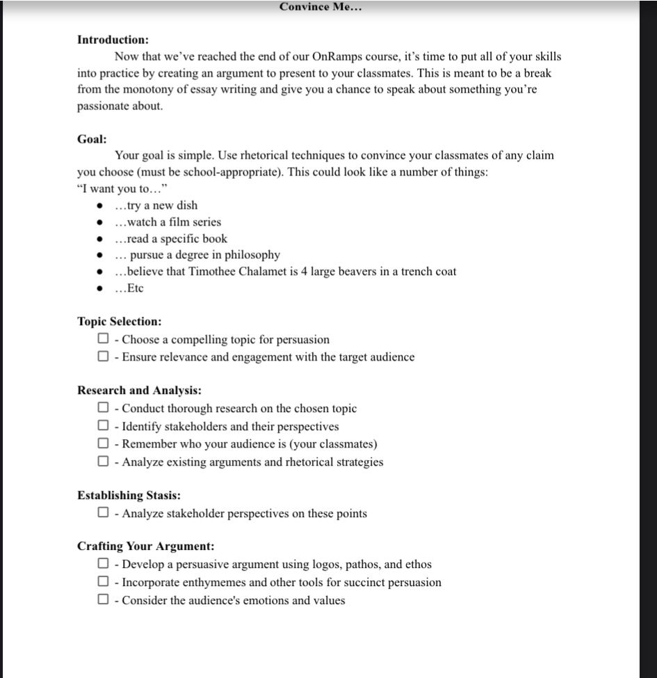 Please make the claim something funny: It does