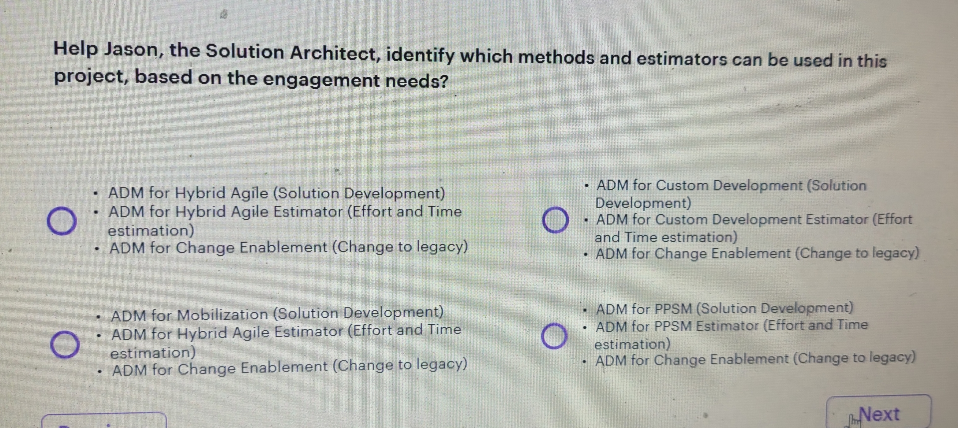 Help Jason, the Solution Architect, identify