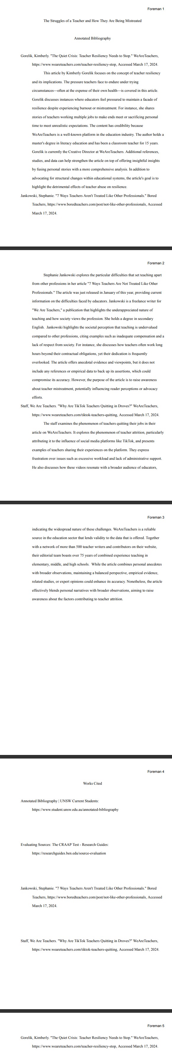 I need help formulating a synthesis paper for