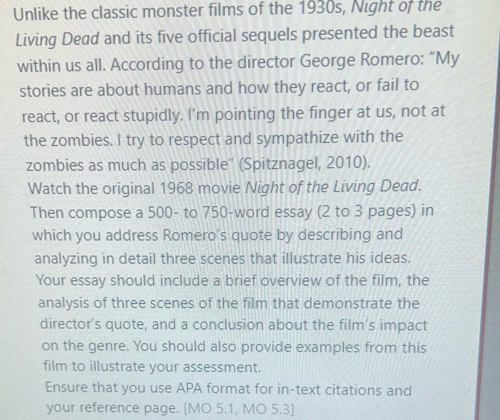 Written Assignment #4 please include sources